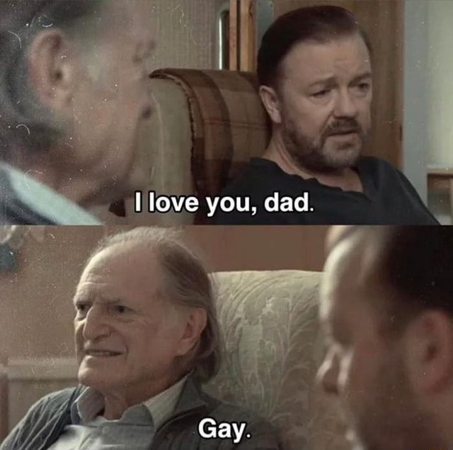 High Quality love you dad Blank Meme Template