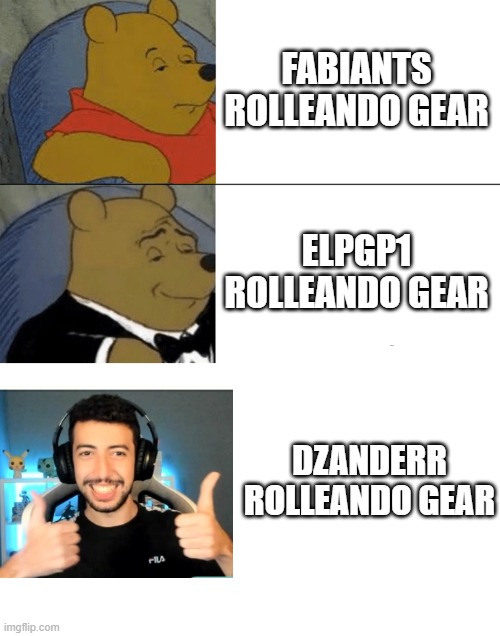 izi la wea | FABIANTS ROLLEANDO GEAR; ELPGP1 ROLLEANDO GEAR; DZANDERR ROLLEANDO GEAR | image tagged in epic seven | made w/ Imgflip meme maker