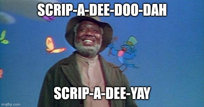 FO76 scrip | SCRIP-A-DEE-DOO-DAH; SCRIP-A-DEE-YAY | image tagged in fallout | made w/ Imgflip meme maker