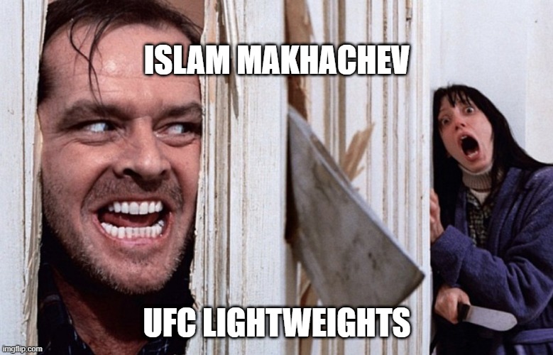 After UFC 267 | ISLAM MAKHACHEV; UFC LIGHTWEIGHTS | image tagged in christmas before halloween | made w/ Imgflip meme maker