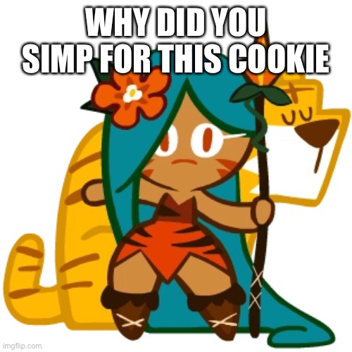 WHY DID YOU SIMP FOR THIS COOKIE | made w/ Imgflip meme maker