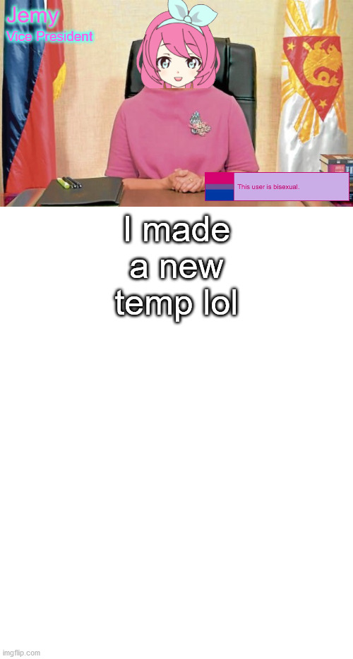 How are you guys doing? | I made a new temp lol | image tagged in jemy ip announcement temp 2 | made w/ Imgflip meme maker