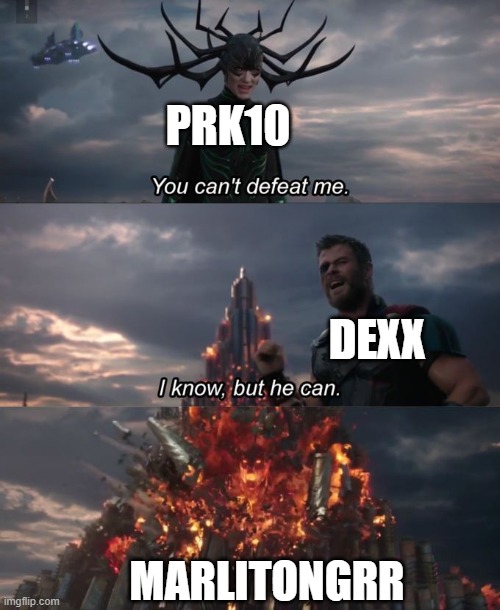 el boss definitivo | PRK10; DEXX; MARLITONGRR | image tagged in epic seven | made w/ Imgflip meme maker