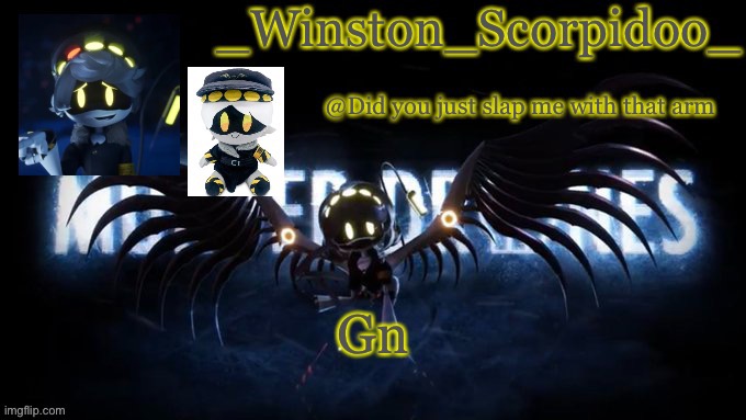 Winston’s murder drone temp | Gn | image tagged in winston s murder drone temp | made w/ Imgflip meme maker