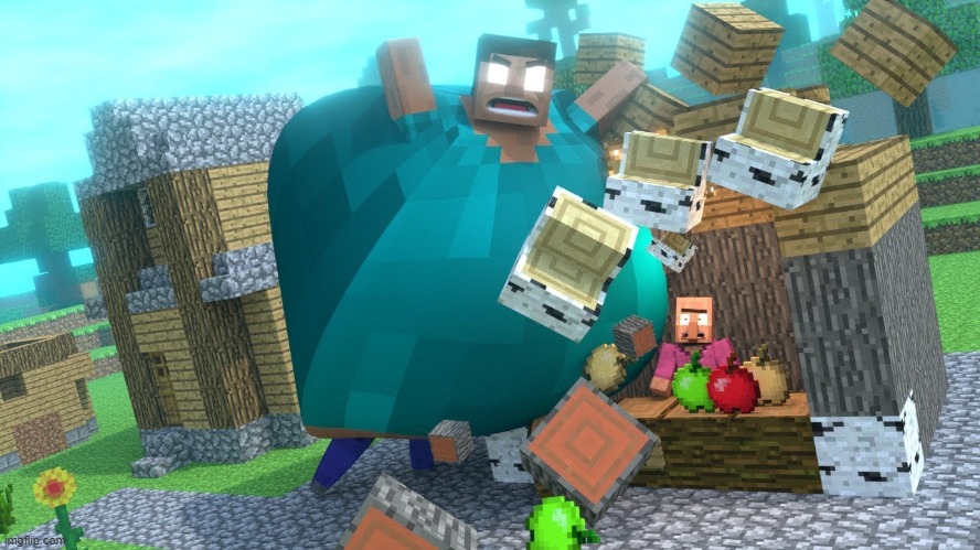 SMASH DA WALL FAT HEROBRINE | image tagged in smash da wall fat herobrine | made w/ Imgflip meme maker