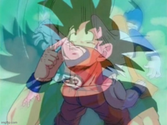 goku ptsd Blank Meme Template