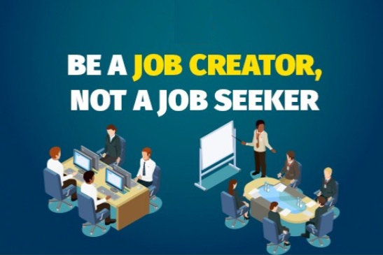 High Quality Be a job creator Blank Meme Template