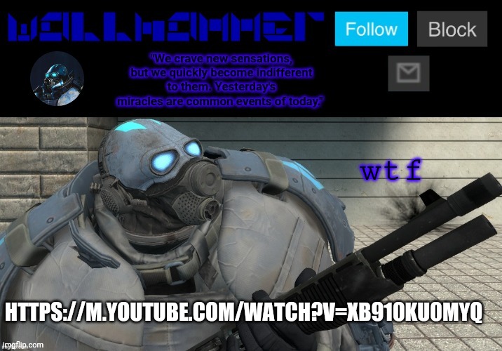 wtf; HTTPS://M.YOUTUBE.COM/WATCH?V=XB910KU0MYQ | image tagged in wallhammer | made w/ Imgflip meme maker