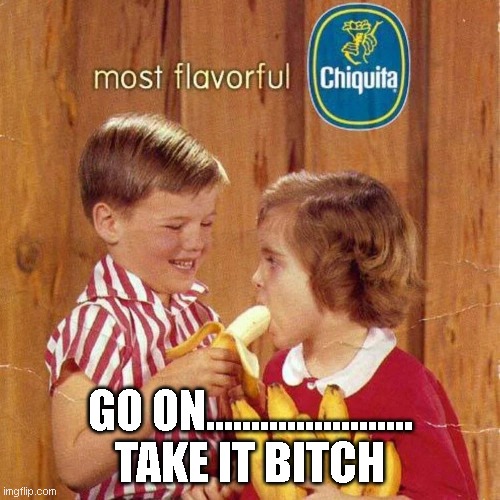 GO ON.......................
TAKE IT BITCH | image tagged in too funny,funny meme,lol so funny,lol | made w/ Imgflip meme maker