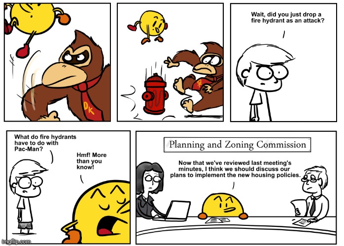 Pac-Man fire hydrant | image tagged in pac man,pacman,pac-man,comics/cartoons,comics,comic | made w/ Imgflip meme maker