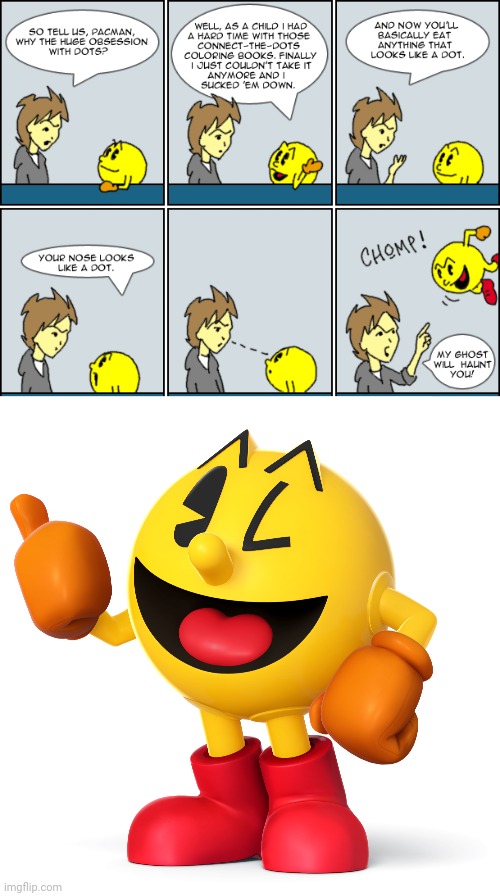 Pac-Man's obsession | image tagged in pac man,pacman,pac-man,obsessed,memes,comics/cartoons | made w/ Imgflip meme maker