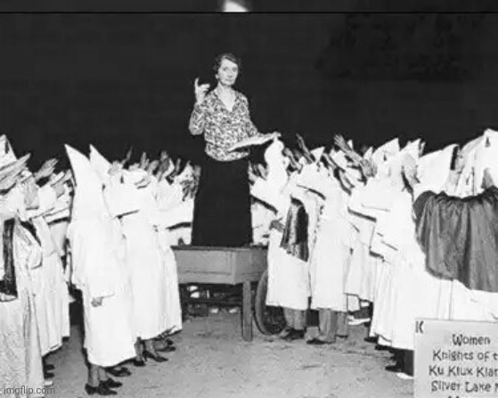 Margaret Sanger planned parenthood founder addresses klan rally | image tagged in margaret sanger planned parenthood founder addresses klan rally | made w/ Imgflip meme maker