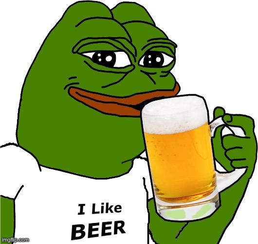 Beer Pepe | image tagged in beer pepe | made w/ Imgflip meme maker