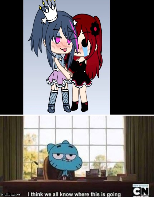 We all know where this is going | image tagged in gumball,fnaf | made w/ Imgflip meme maker
