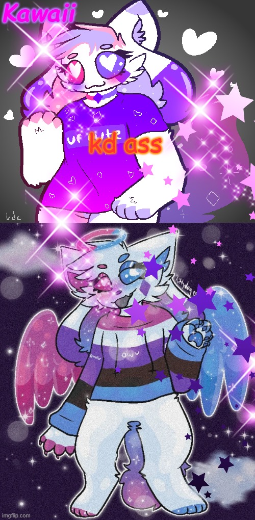 h | kd ass | image tagged in ayyyyyy crystal got it goin on with her sparkly kittydog self | made w/ Imgflip meme maker