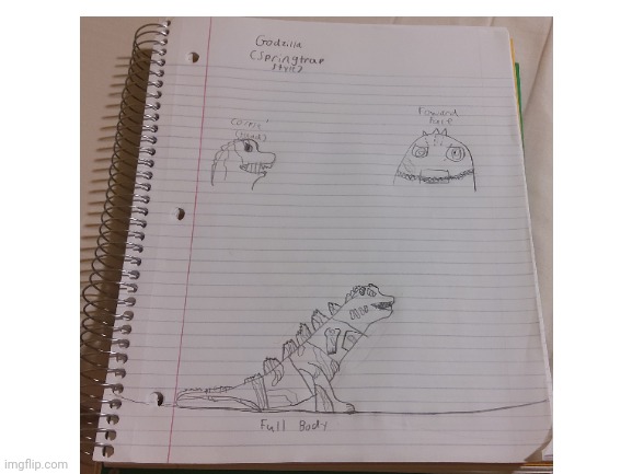 Godzilla in Springtrap Style | image tagged in godzilla,fnaf 3,drawing | made w/ Imgflip meme maker