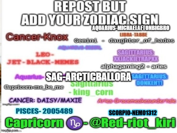 AQUARIUS-MICHAELAFTONBIGBRO | made w/ Imgflip meme maker
