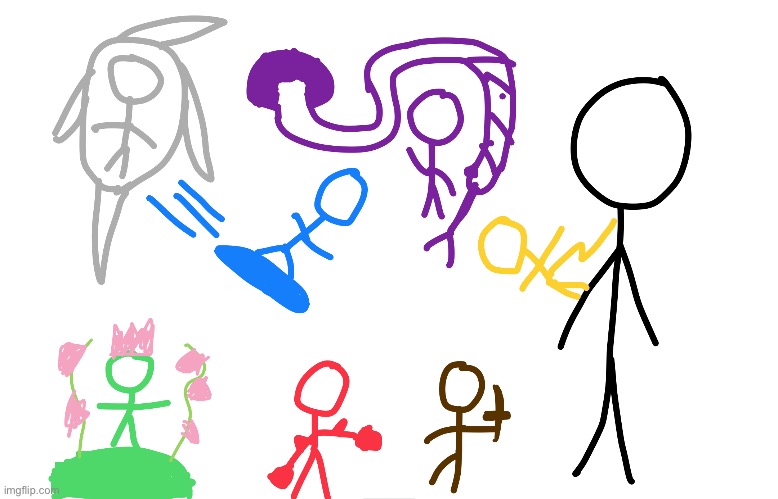 All of my Elements of Life OCs. Comment below your favorite | made w/ Imgflip meme maker