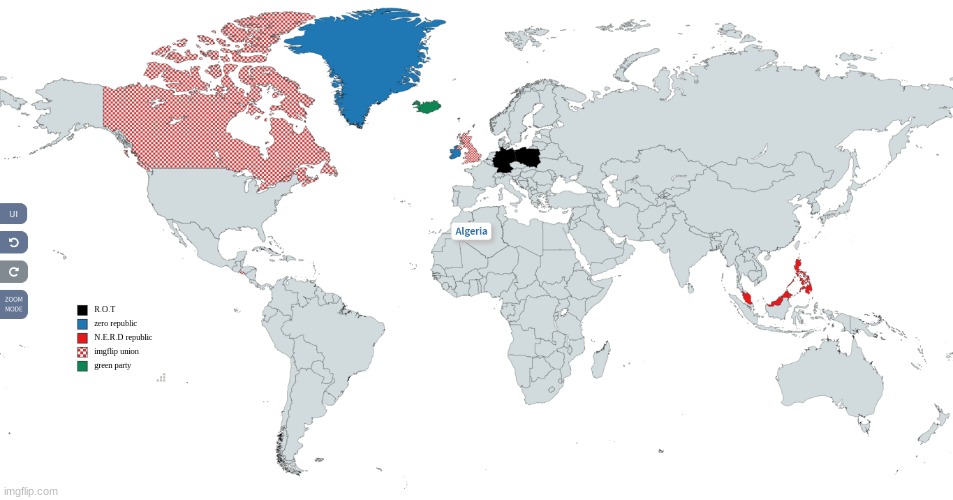 here is the world map so far im still adding parties to it just tell me in the comments | made w/ Imgflip meme maker