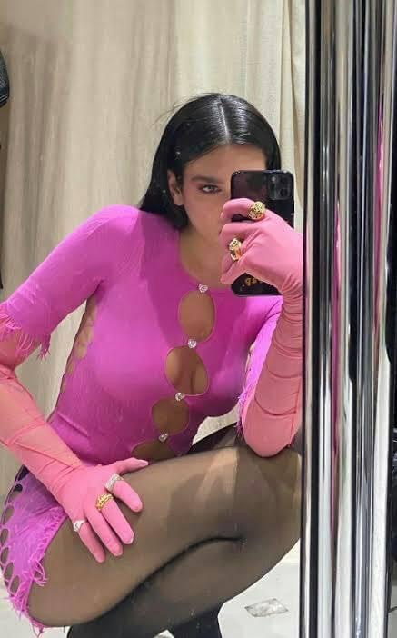 Dua Lipa selfie Blank Meme Template