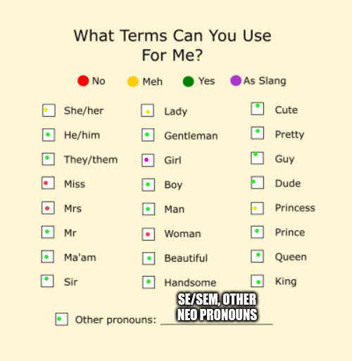 My pronouns Blank Meme Template