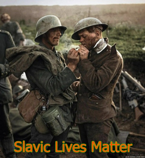 Smoke Break | Slavic Lives Matter | image tagged in smoke break,slavic lives matter | made w/ Imgflip meme maker