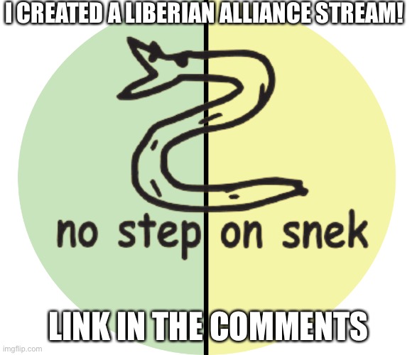 Libertarian Alliance | I CREATED A LIBERIAN ALLIANCE STREAM! LINK IN THE COMMENTS | image tagged in libertarian alliance | made w/ Imgflip meme maker