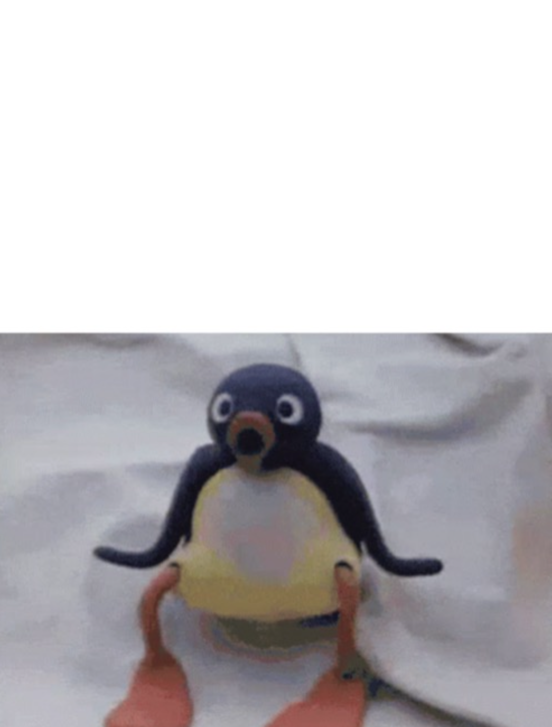 Surprised Pingu Blank Meme Template