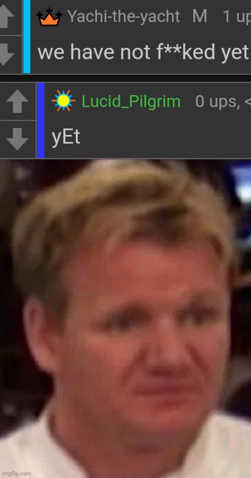 Disgusted Gordon | image tagged in disgusted gordon | made w/ Imgflip meme maker