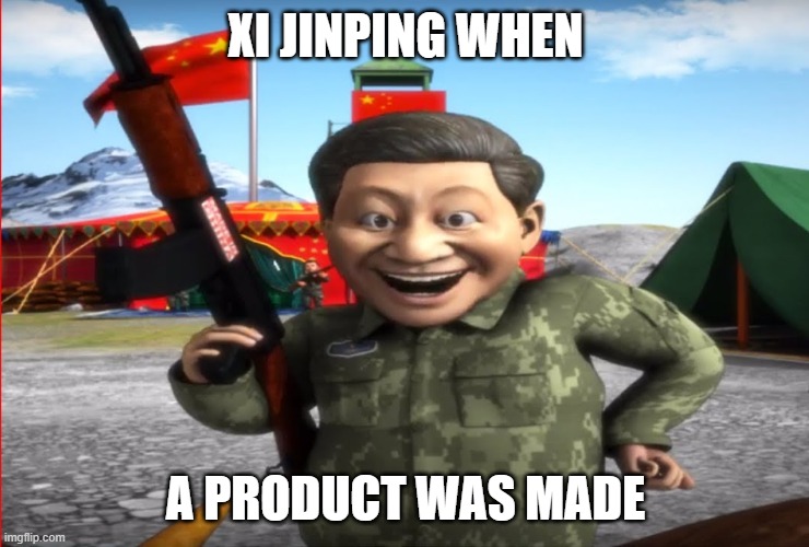 Indian Today's Group SoSorry became a literall meme | XI JINPING WHEN; A PRODUCT WAS MADE | image tagged in indian memes,xi jinping,made in china | made w/ Imgflip meme maker