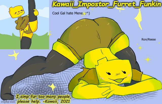 DOIN LINES WITH SATAN- Kawaii's Ron Announcement | image tagged in doin lines with satan- kawaii's ron announcement | made w/ Imgflip meme maker