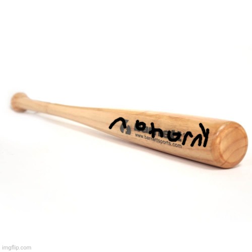 baseball bat | image tagged in baseball bat | made w/ Imgflip meme maker