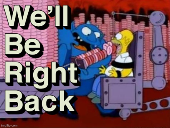 we don't want all the donuts gone do we | image tagged in homer simpson hell donuts | made w/ Imgflip meme maker