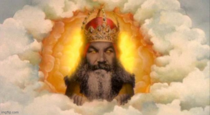 Angry God | image tagged in angry god | made w/ Imgflip meme maker