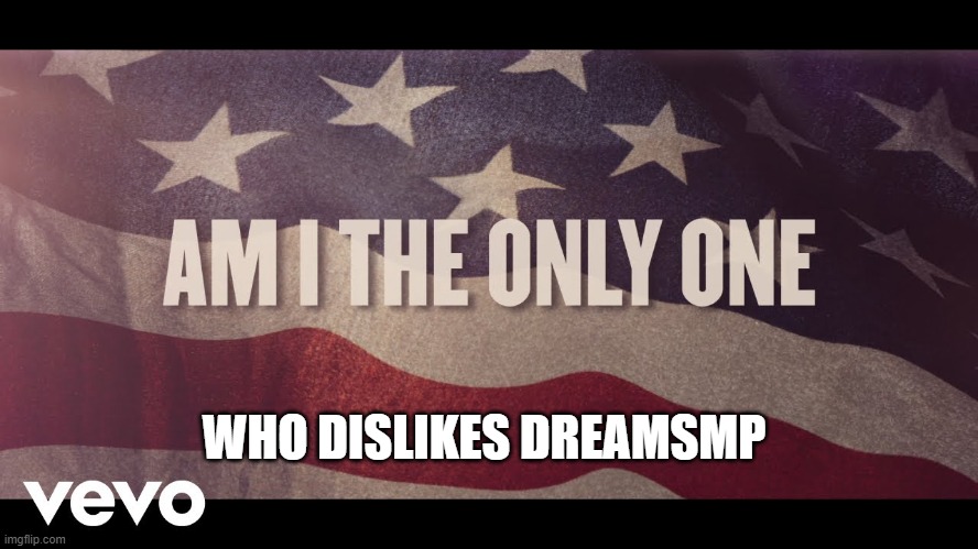 it's actually a damn good song abt how the US is falling apart to the dirty clutches of fu*kin libtards | WHO DISLIKES DREAMSMP | made w/ Imgflip meme maker