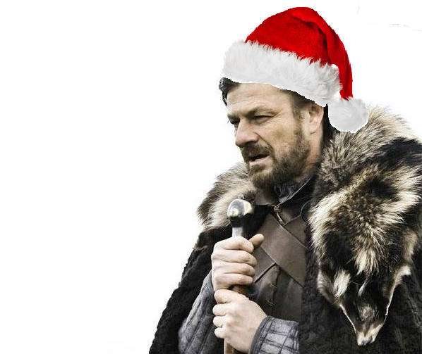 brace yourself Christmas is coming Blank Meme Template