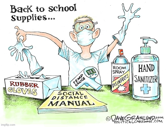 Pandemic Thinking | image tagged in memes,comics,back to school,covid-19,school supplies,rules | made w/ Imgflip meme maker