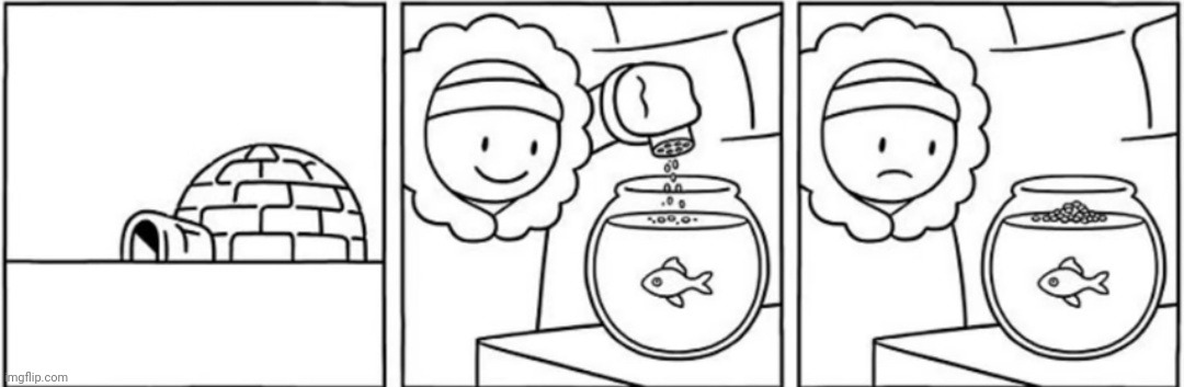 Frozen fish | image tagged in comics | made w/ Imgflip meme maker