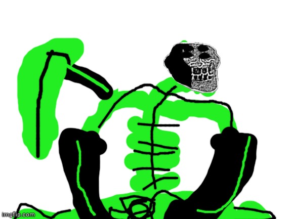 Toxic-ink monster 2 phase | image tagged in blank white template | made w/ Imgflip meme maker