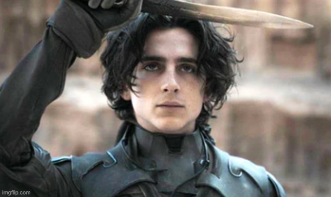 ATREIDES! | image tagged in paul atreides salute | made w/ Imgflip meme maker