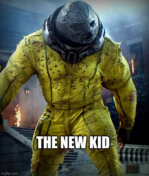 NEWKID2021 | THE NEW KID | image tagged in hide the pain harold | made w/ Imgflip meme maker
