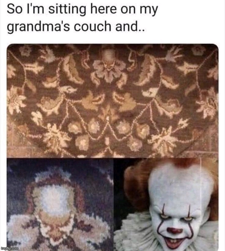 OH SH- | image tagged in memes,funny,pennywise,dark humor | made w/ Imgflip meme maker
