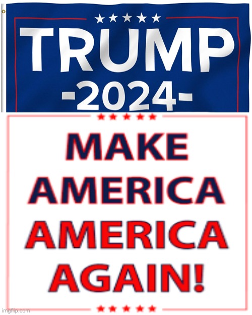 lol | image tagged in trump 2024 flag,white screen,make america america again,donald trump,joe biden | made w/ Imgflip meme maker