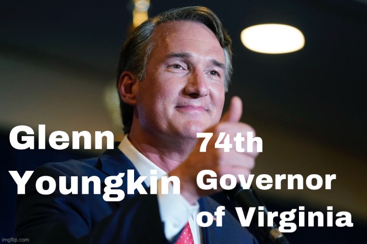 Virginia flips red | image tagged in republicans,democrats,virginia,glenn youngkin,liberals,libtards | made w/ Imgflip meme maker