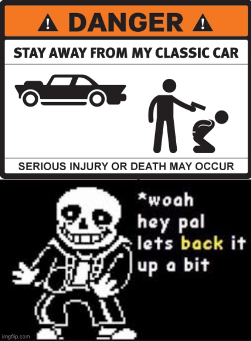 what a sign! | image tagged in woah hey pal lets back it up a bit | made w/ Imgflip meme maker