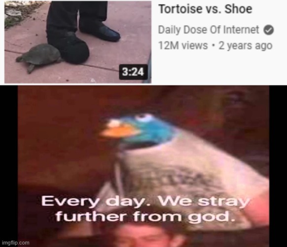 But why? Why would you do that? | image tagged in every day we stray further from god | made w/ Imgflip meme maker