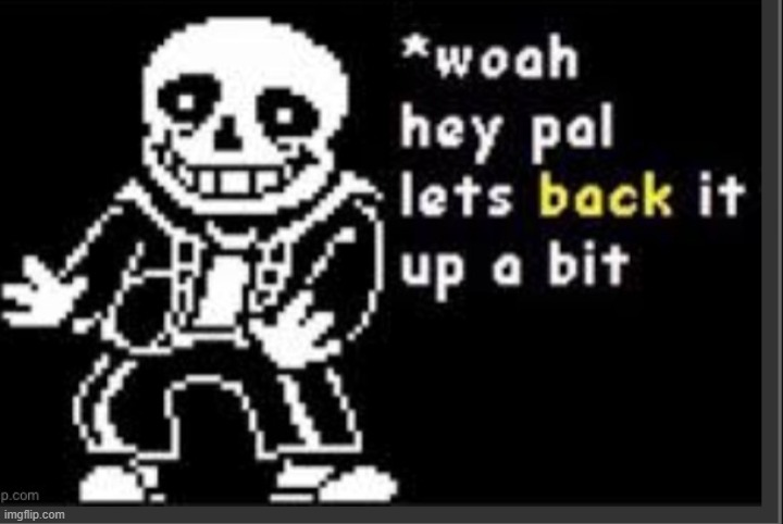 Whoa hey pal let's back it up a bit | image tagged in whoa hey pal let's back it up a bit | made w/ Imgflip meme maker