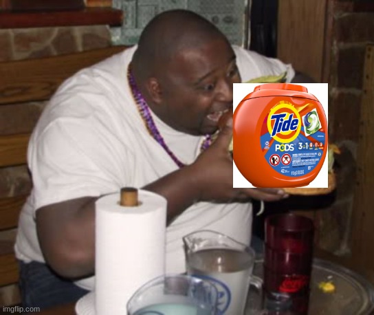 Fat guy eating burger | image tagged in fat guy eating burger | made w/ Imgflip meme maker