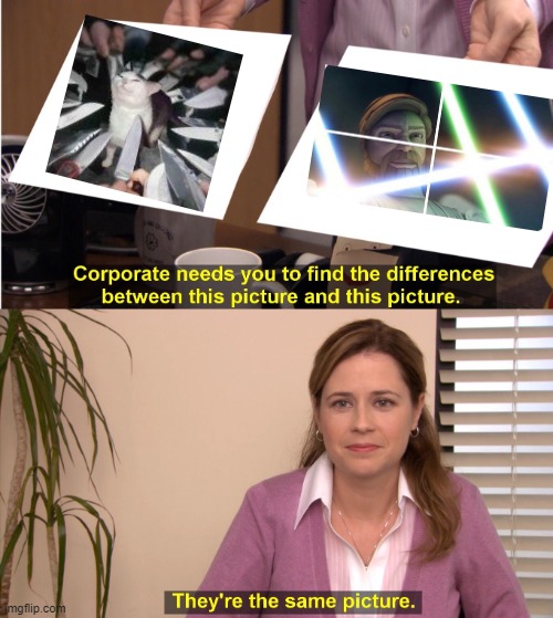 Obi wan cat | image tagged in memes,they're the same picture | made w/ Imgflip meme maker
