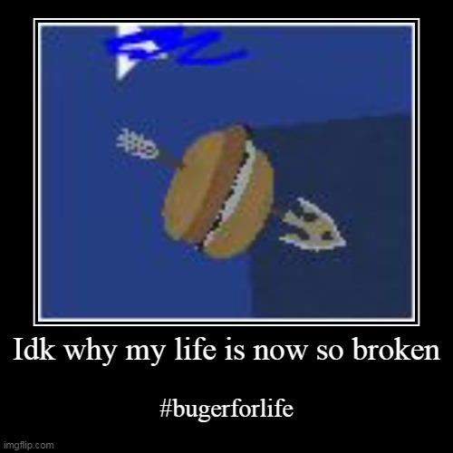 Brger | image tagged in funny,burger king | made w/ Imgflip demotivational maker